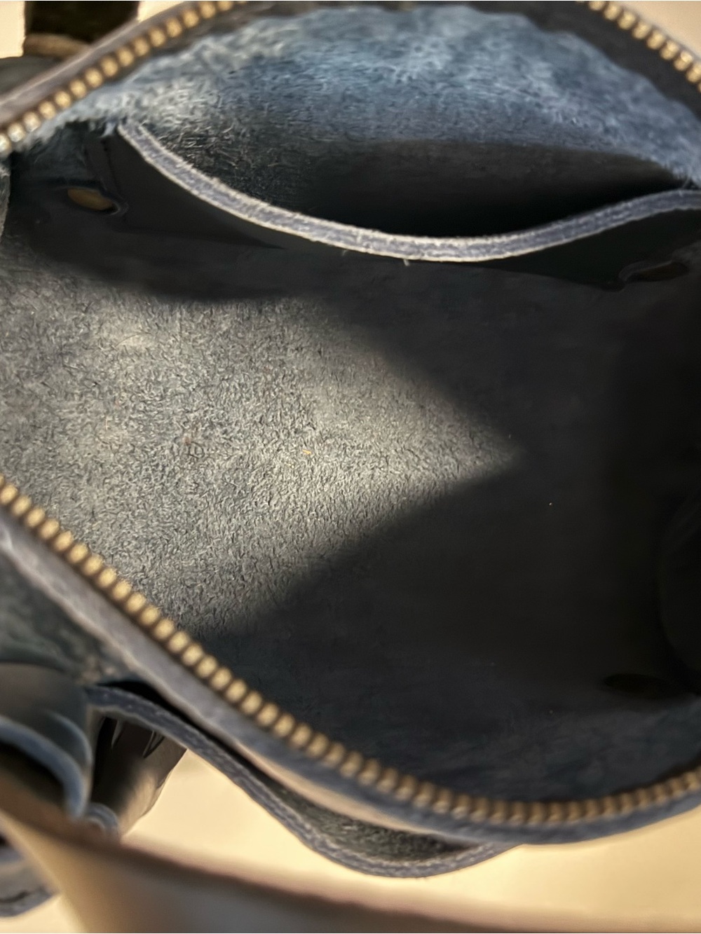 Go Forth Goods Smokey Blue small Jane Satchel with Tassel - Picture 3 of 14